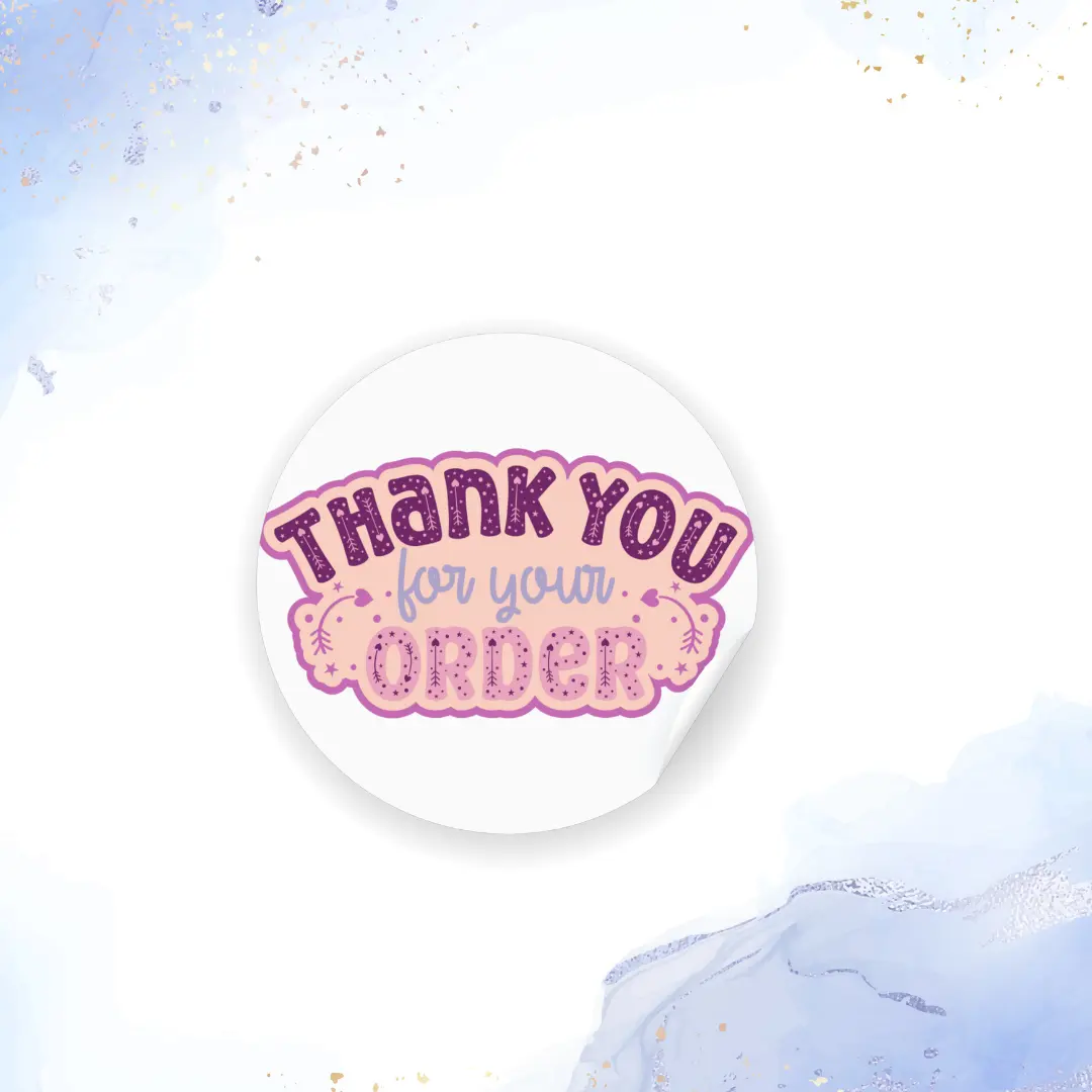 Circle Glossy Stickers