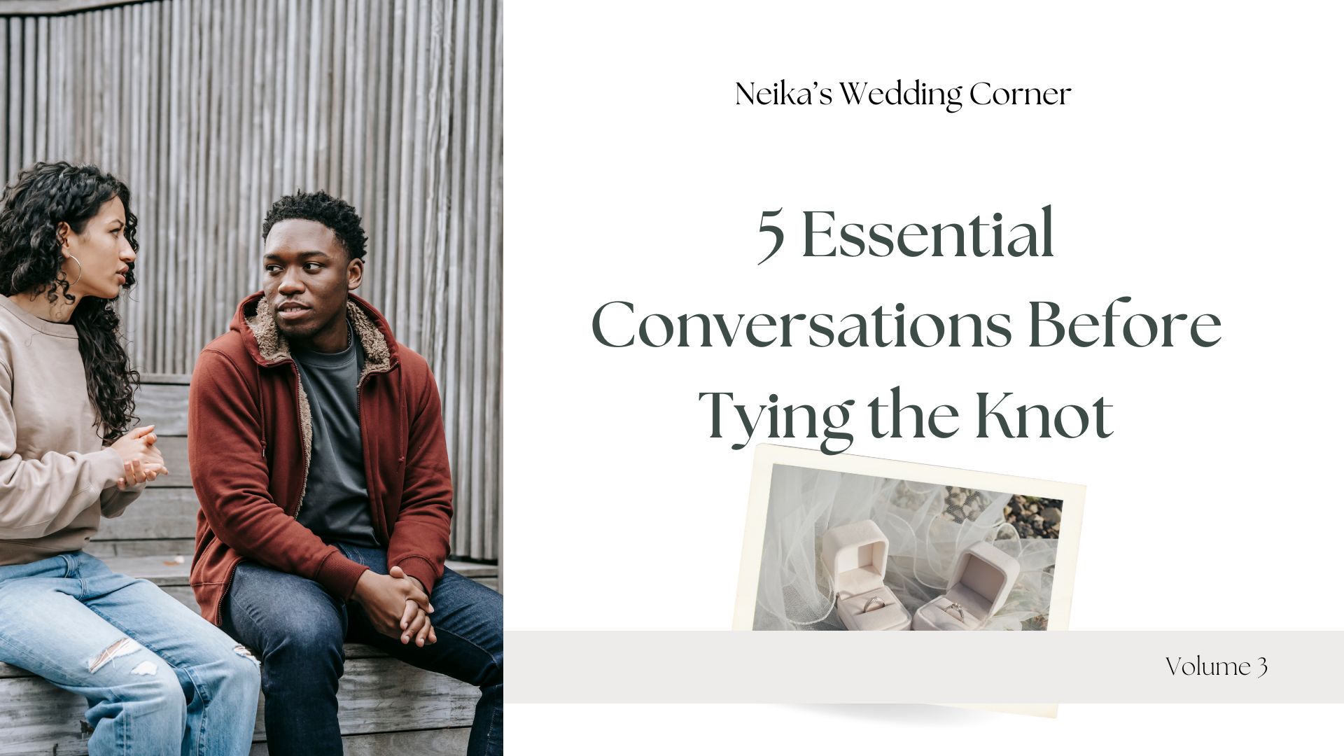 5 Essential Conversations Before Tying the Knot