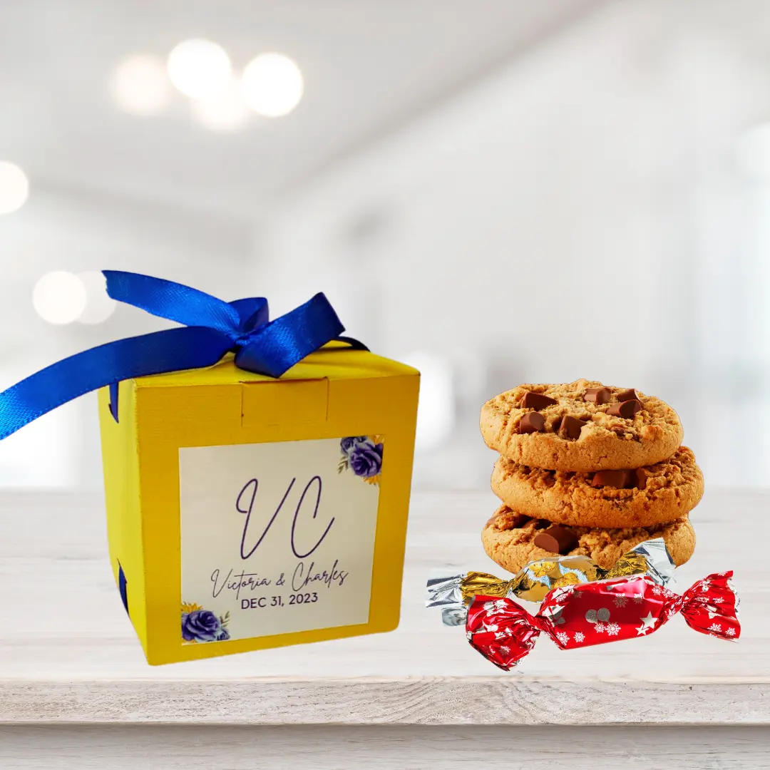 Square Ribbon Favor Box