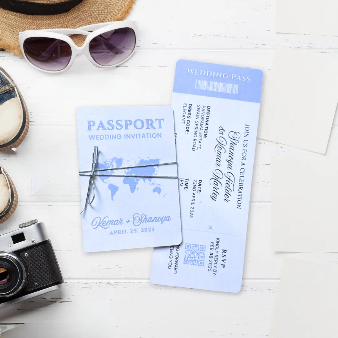 Metallic Boarding Pass