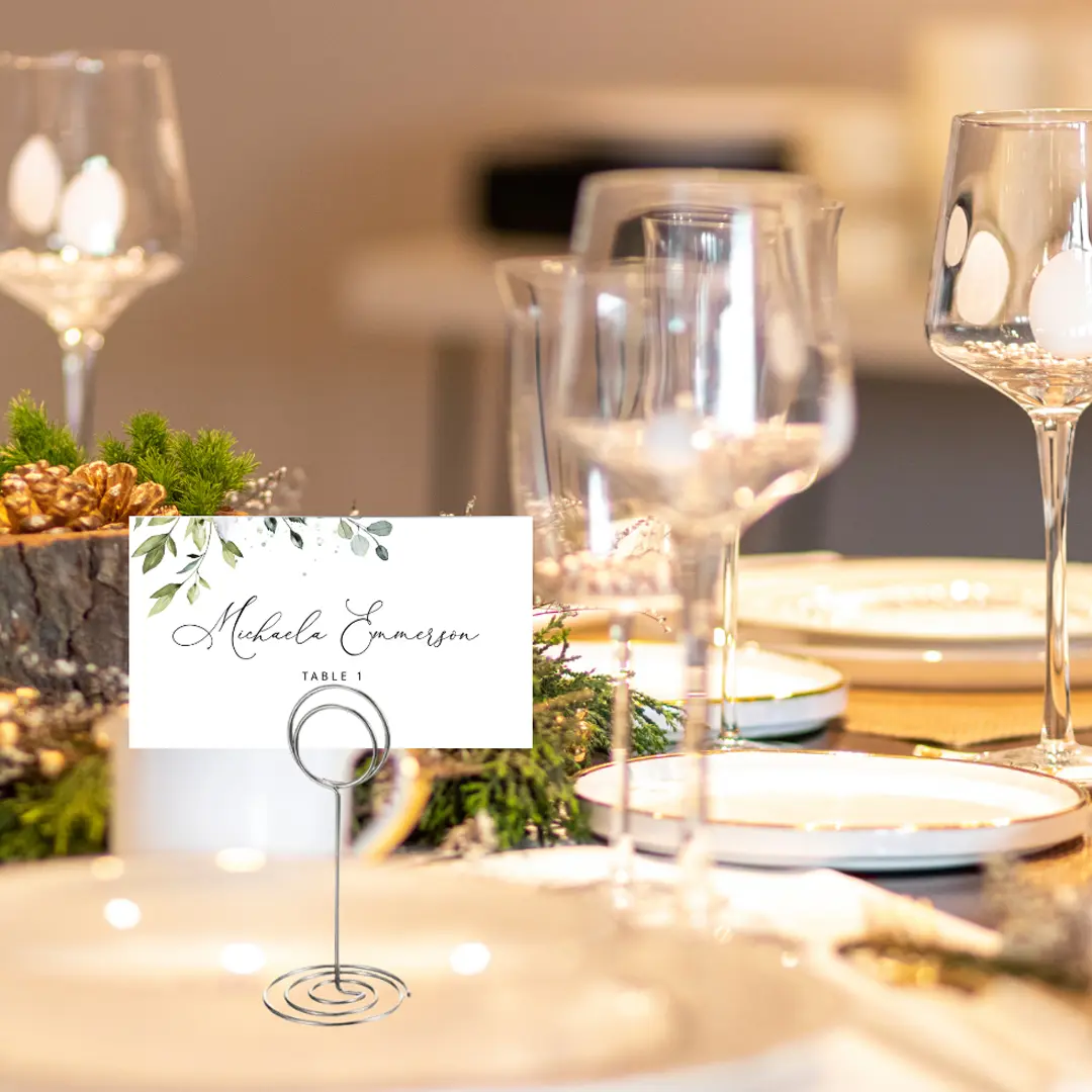 Round Table Number Stand