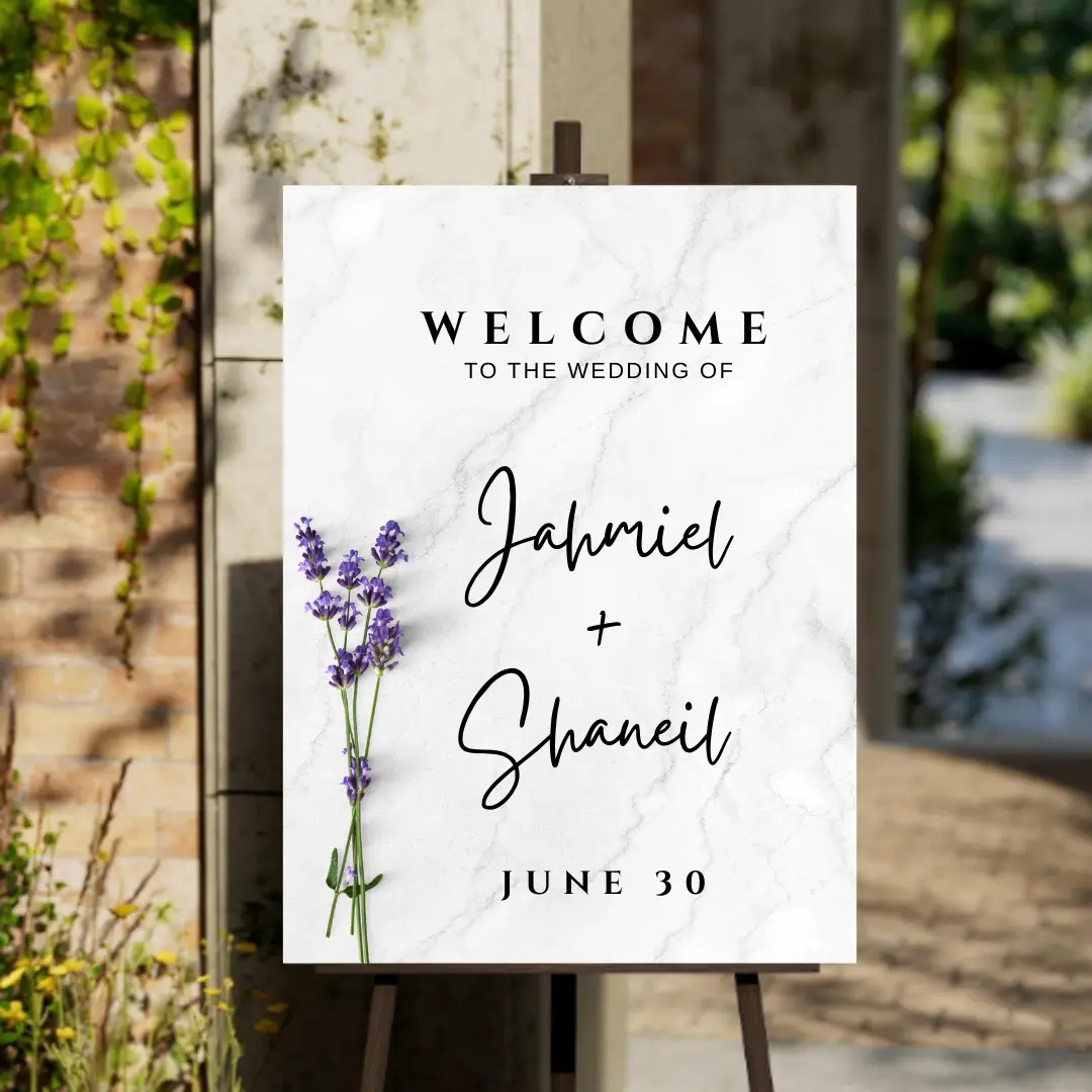 Foamcore Welcome Sign