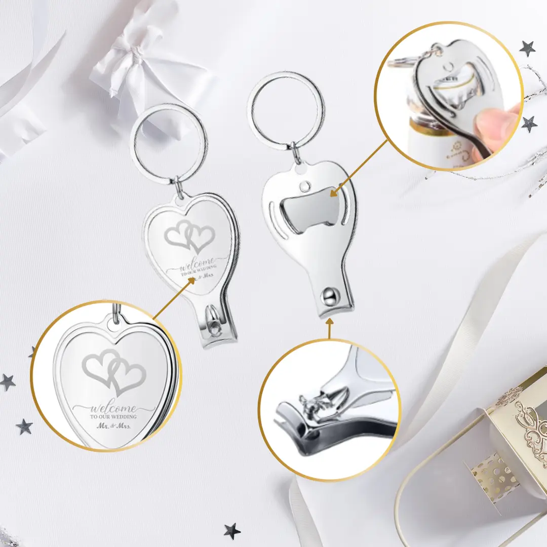 Heart Bottle Opener Nail Clipper