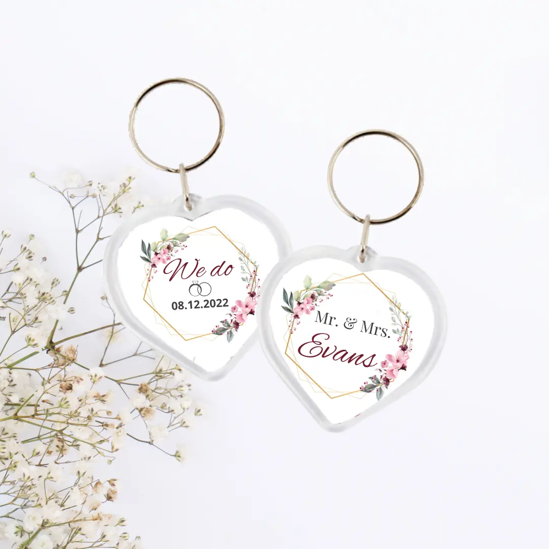 Heart Acrylic Keychain